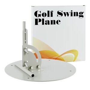 Golf Practice Swing Plane Plate Durable Metal Trainer